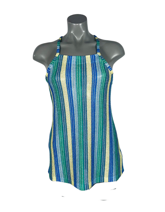 COLOURFUL VEST TOP SIZE 8