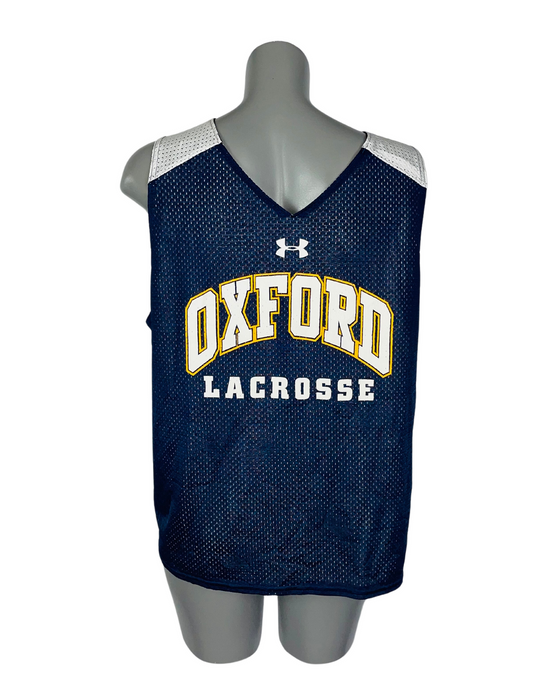BLUE OXFORD LACROSSE JERSEY VEST MEDIUM