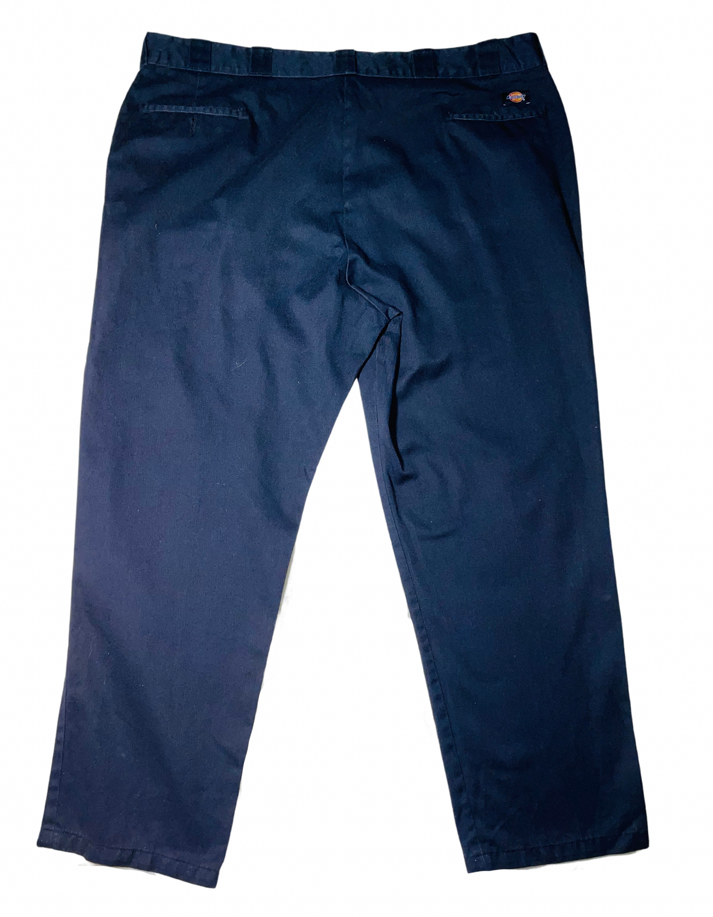 DICKIES BLACK TROUSERS (W48” L32”)