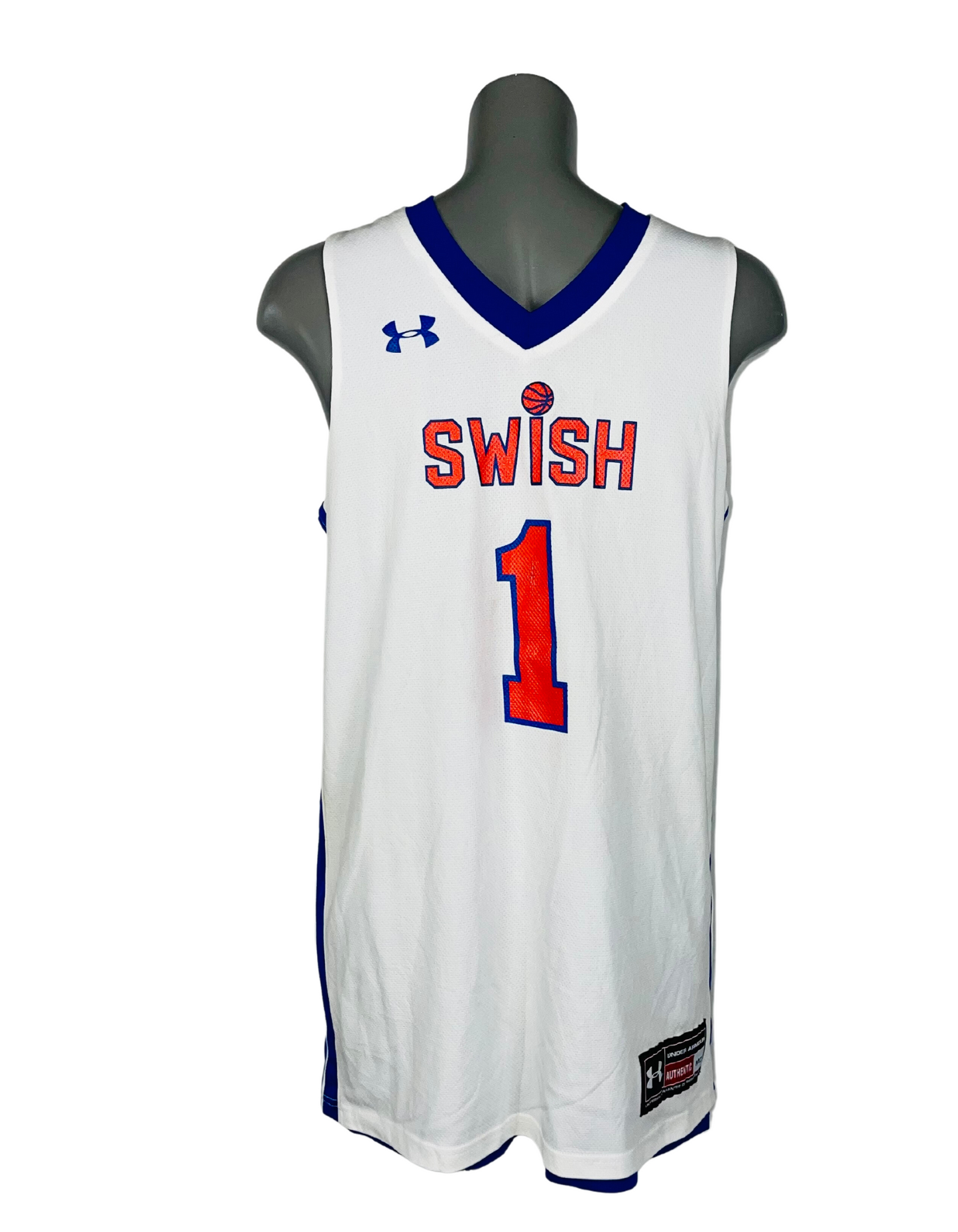 WHITE UNDER ARMOUR SWISH 1 AMERICAN FOOTBALL VEST LARGE