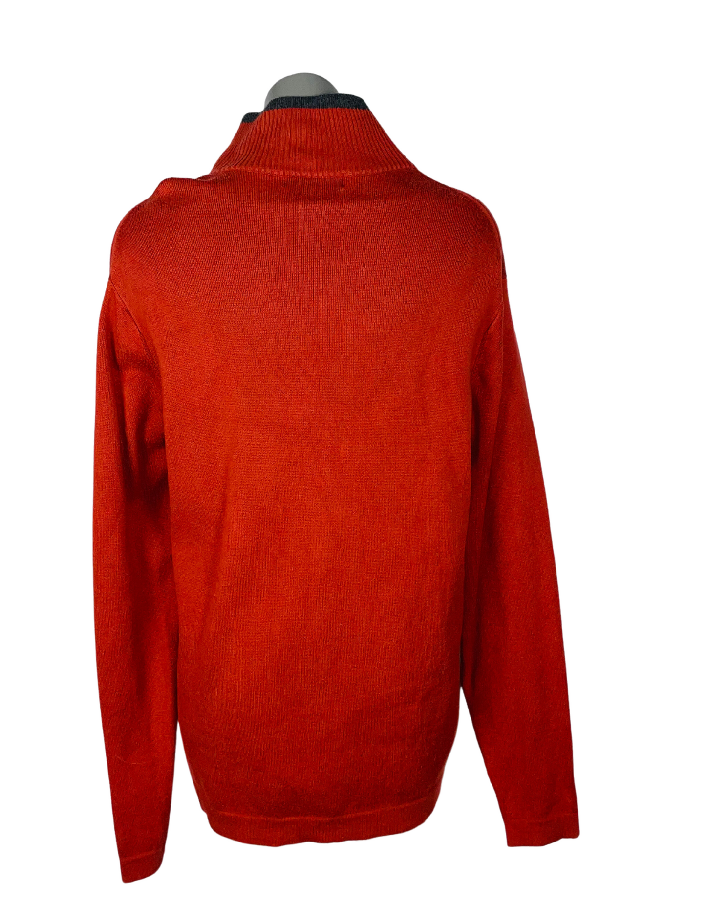 BURNT ORANGE RETREAT SWEATER LARGE