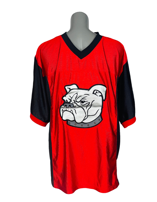 NFL BLACK AND RED JERSEY LARGE