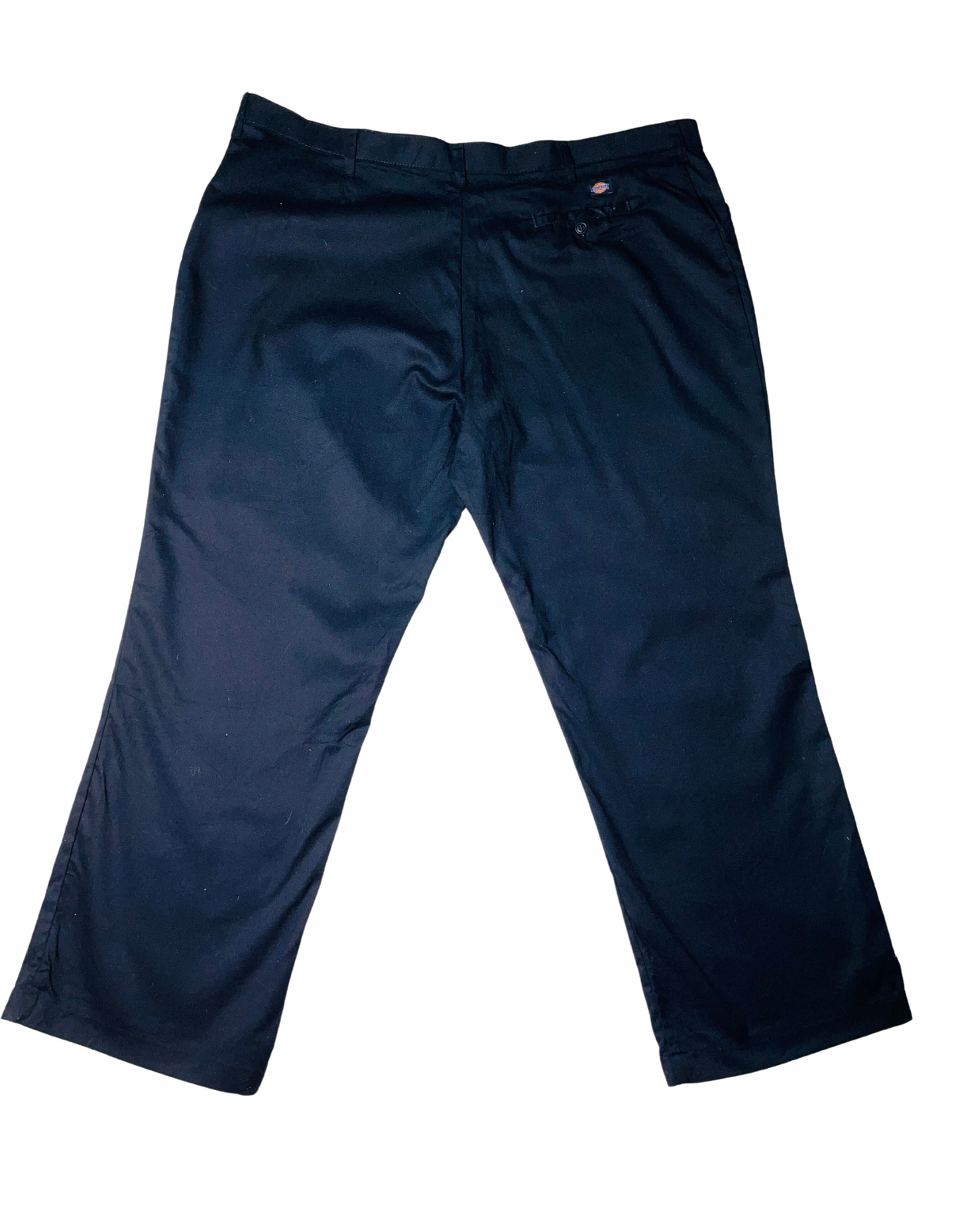 DICKIES BLACK TROUSERS (W48” L32”)