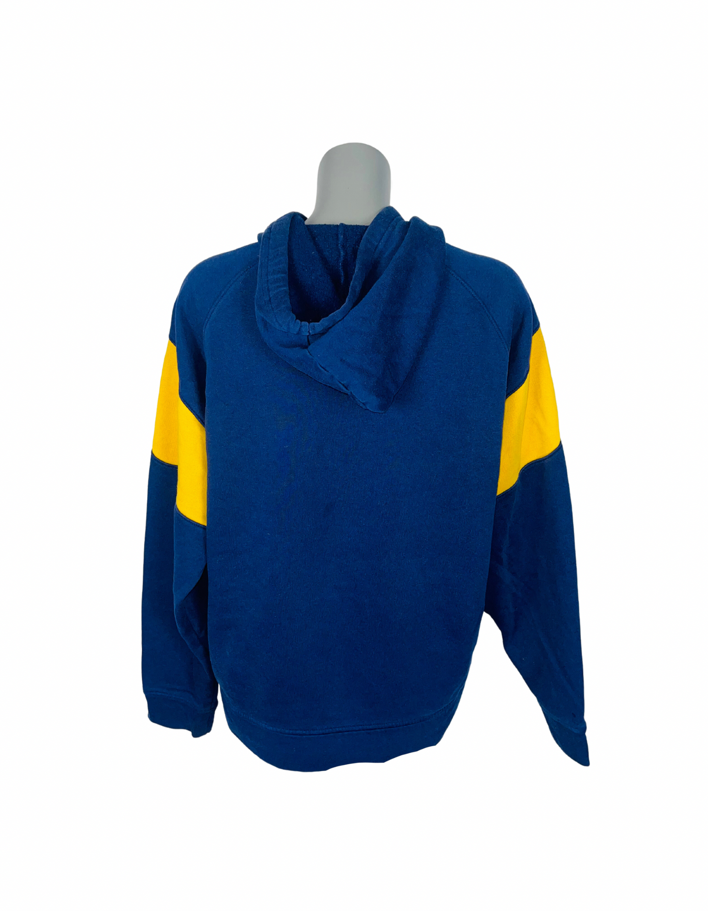BLUE AND YELLOW LOGO SPORTS HOODIE
