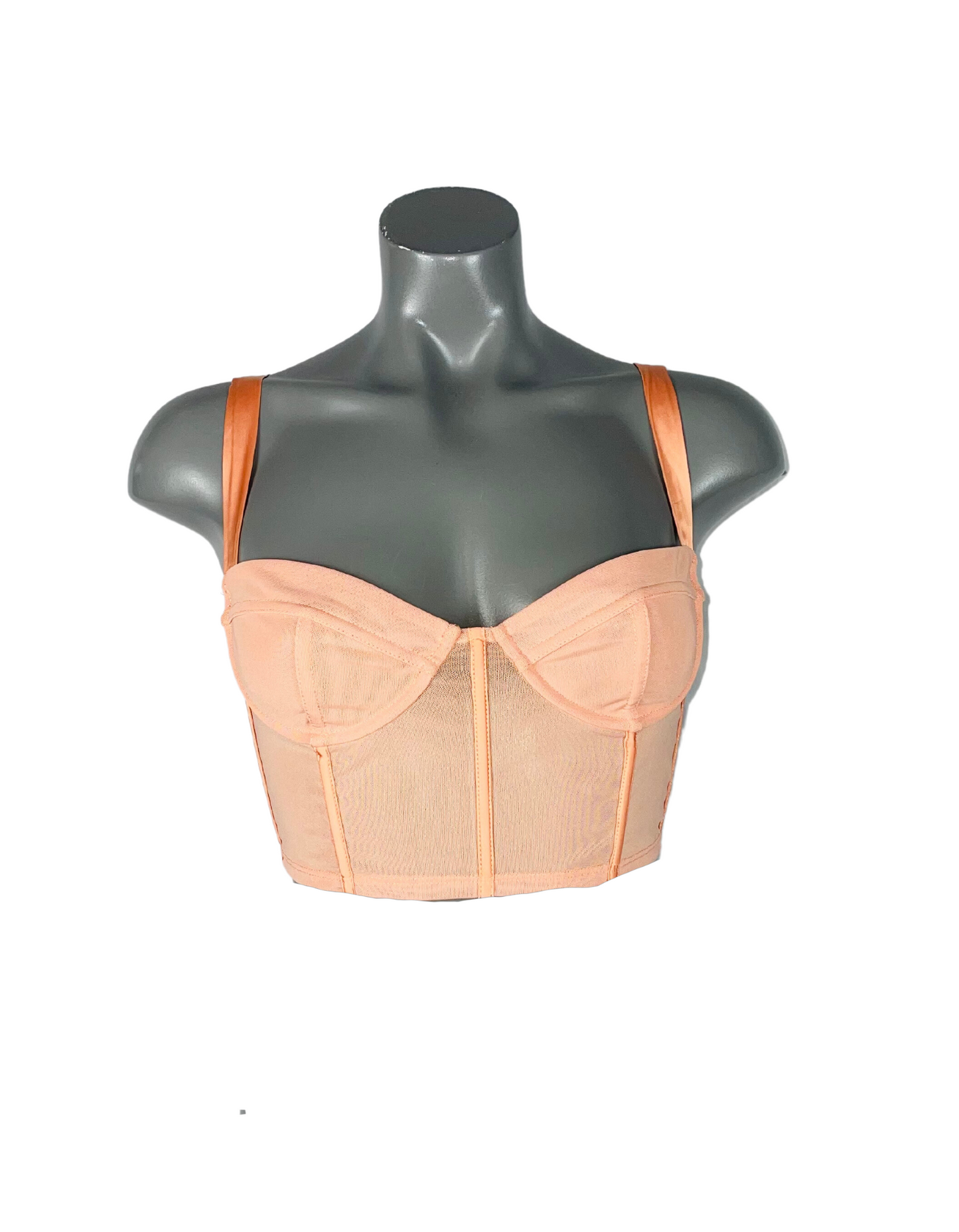 PINK OH POLLY CORSET TOP SIZE 8