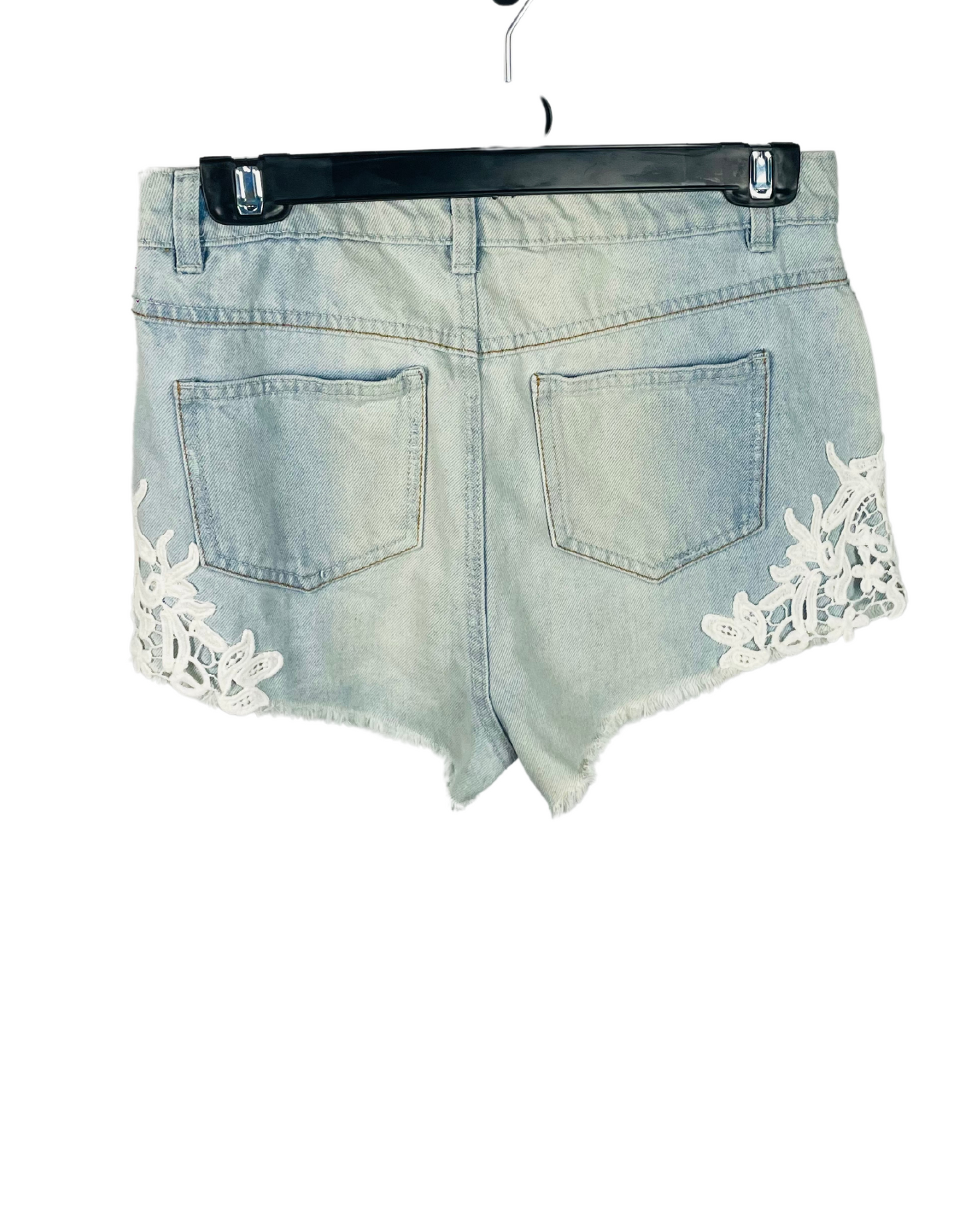 BLUE DENIM SHORTS SIZE 8