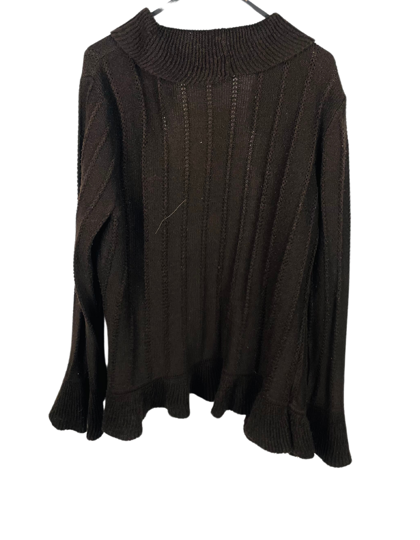 BROWN SOON CARDIGAN SIZE 14