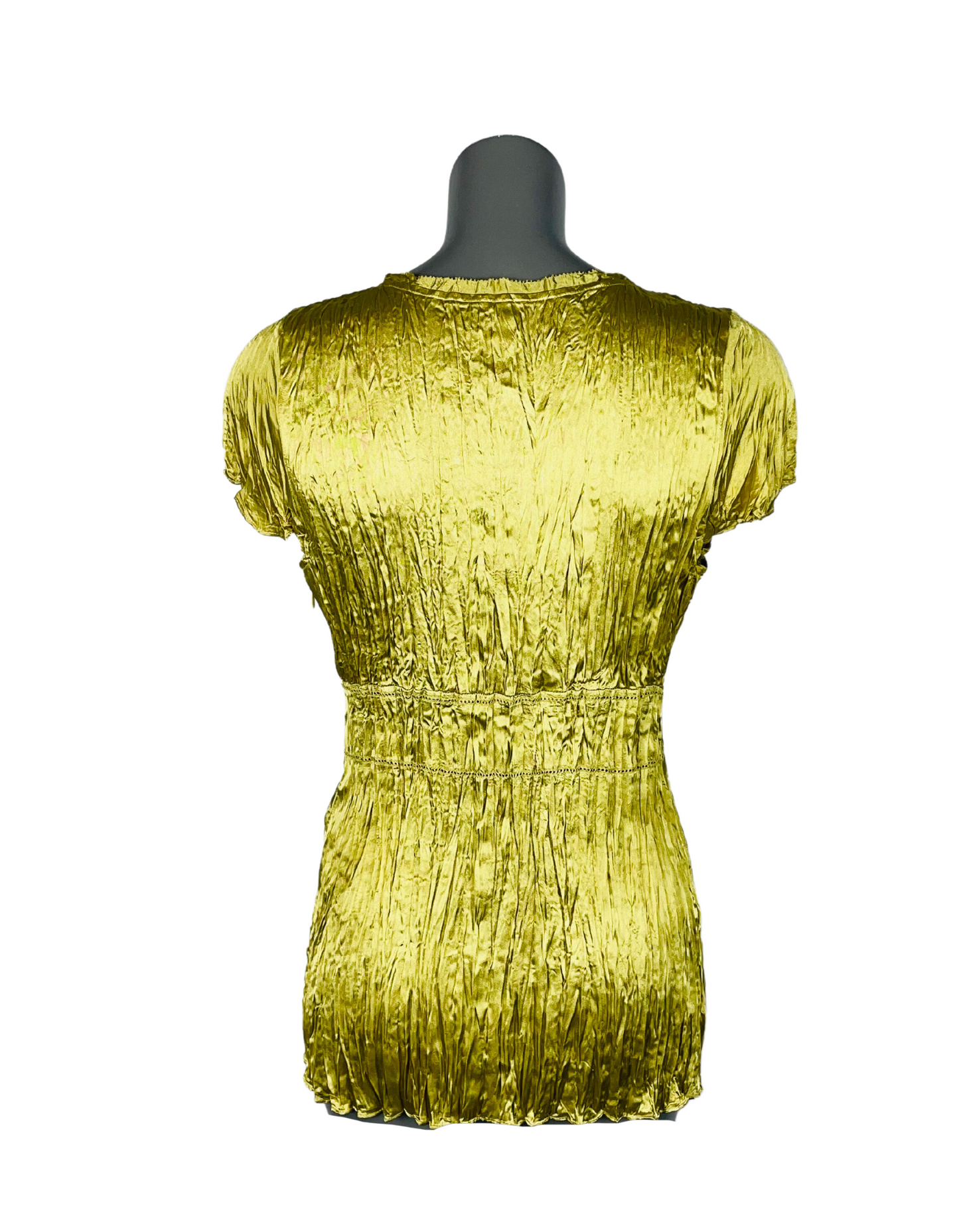 GOLDEN GREEN BLOUSE SIZE 16