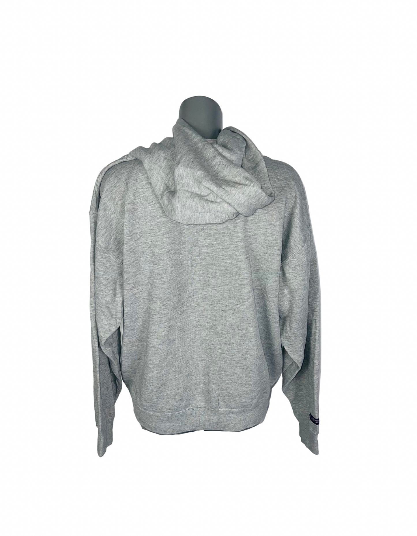 GREY LOGO HOODIE SIZE L