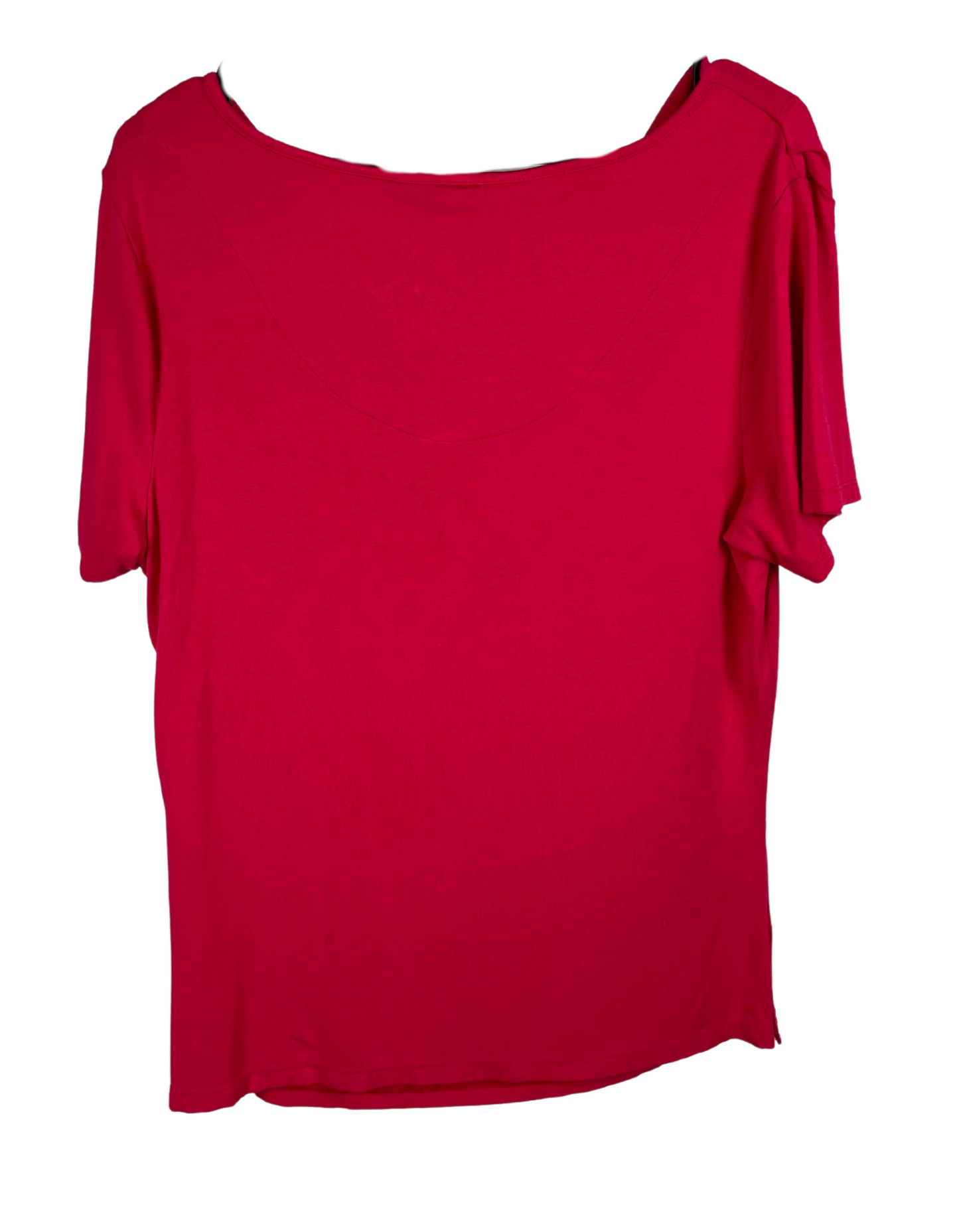 PINK SCOOP NECK TOP SIZE 12