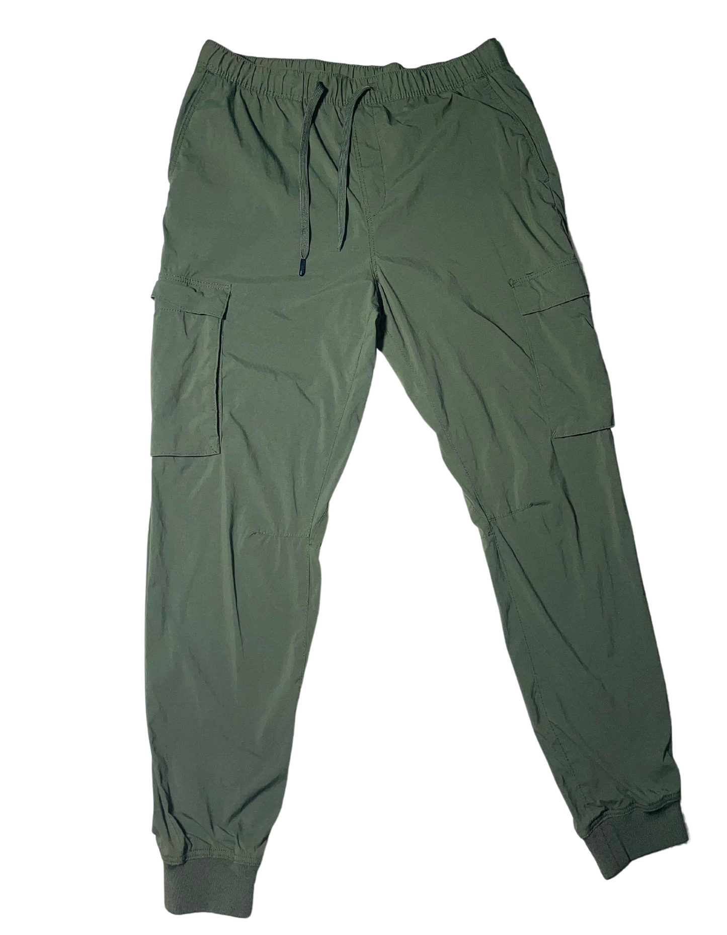 GREEN SLIM FIT CARGOS MEDIUM