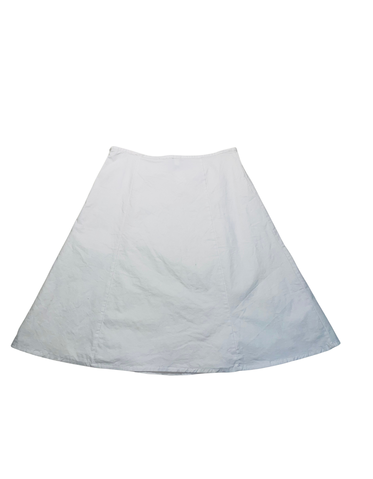 WHITE GAP SKIRT SIZE 8