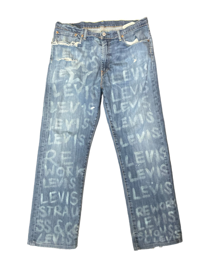 REWORK LEVIS JEANS - (W36) (L34)