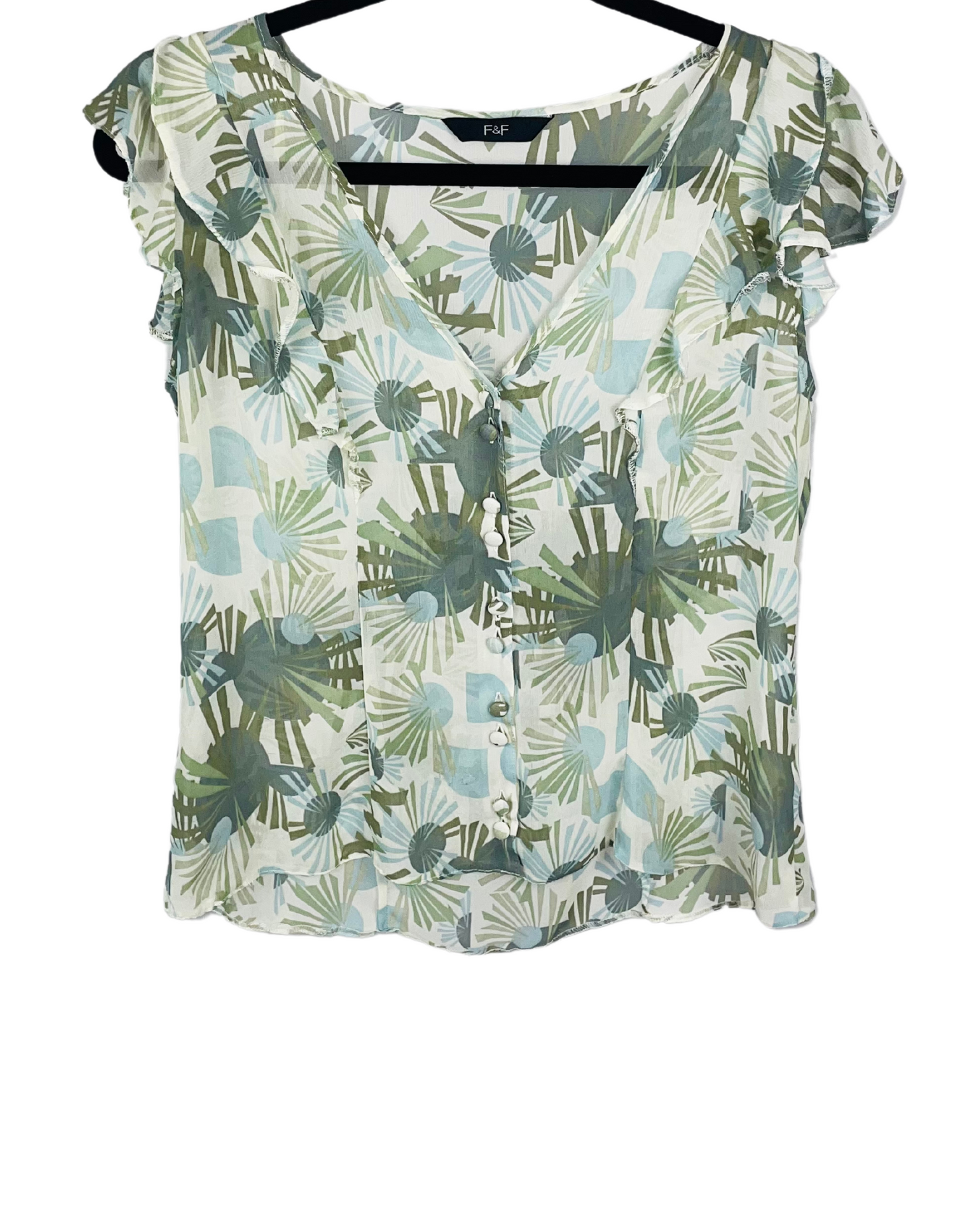 MULTI COLOUR BLOUSE SIZE 12