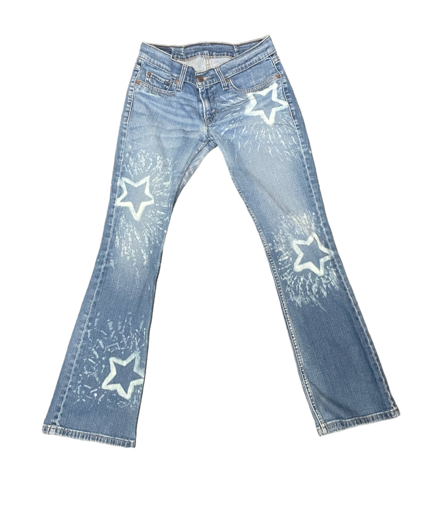 REWORK LEVIS JEANS - (W30) (L28)