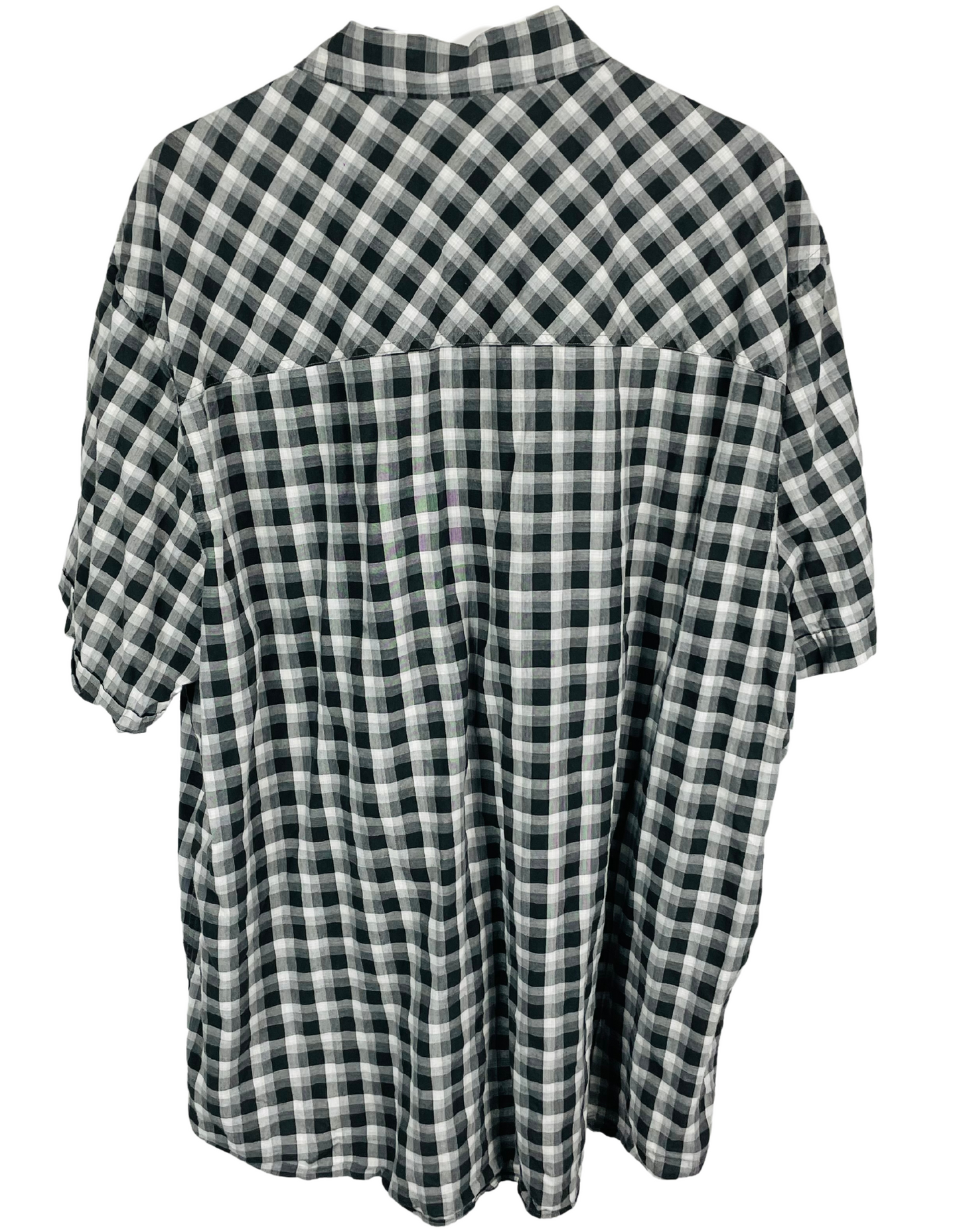 LACOSTE CHECKERED SHIRT XL