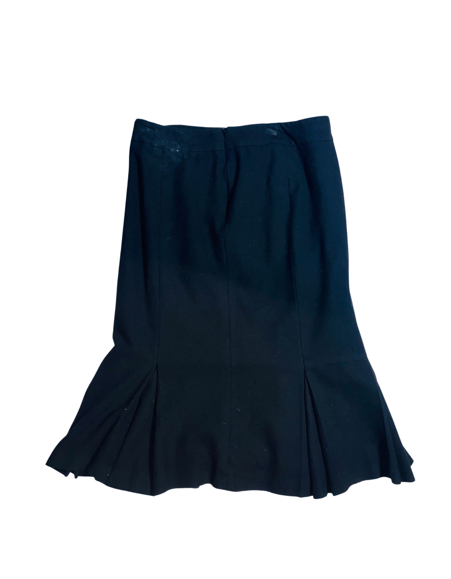 VINTAGE FLAIR BLACK SKIRT (W-32”) (L-26”)