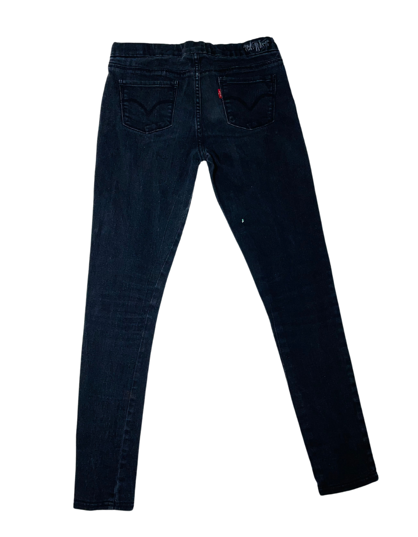 BLACK LEVI LEGGING JEANS SIZE 10 REGULAR