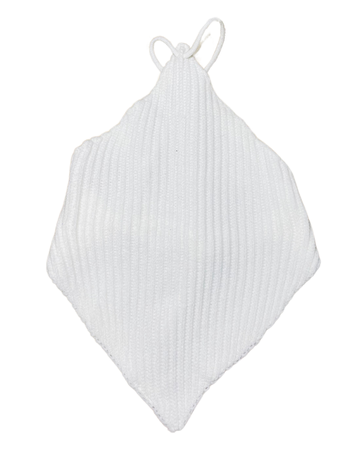 KNIT DIAMOND TOP TIE UP BACK SMALL