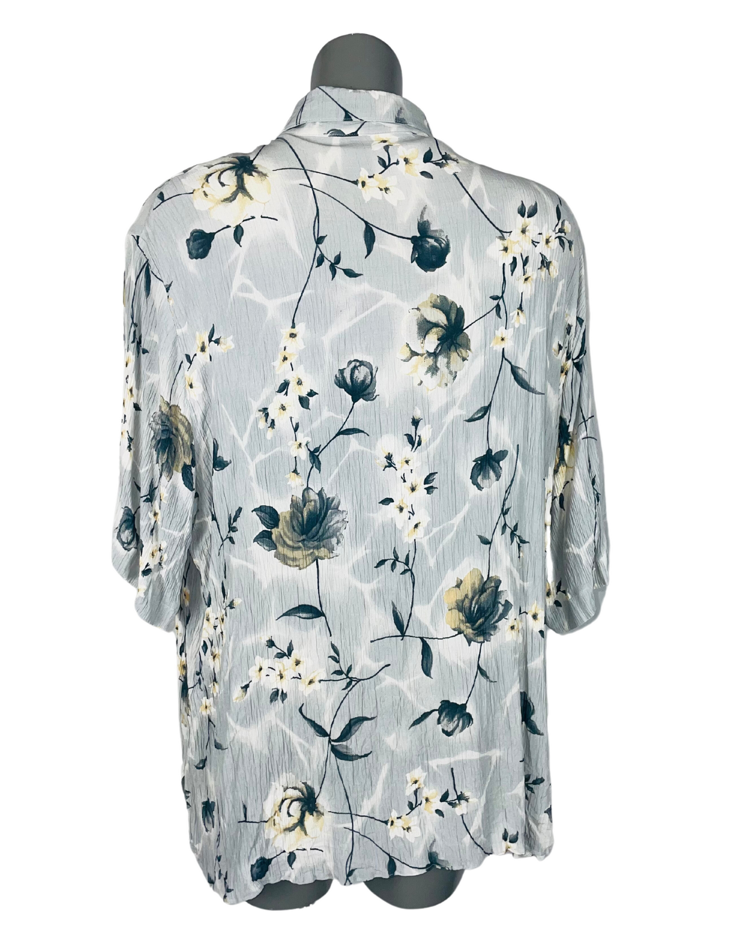 GREY KOMBI MODE BLOUSE LARGE