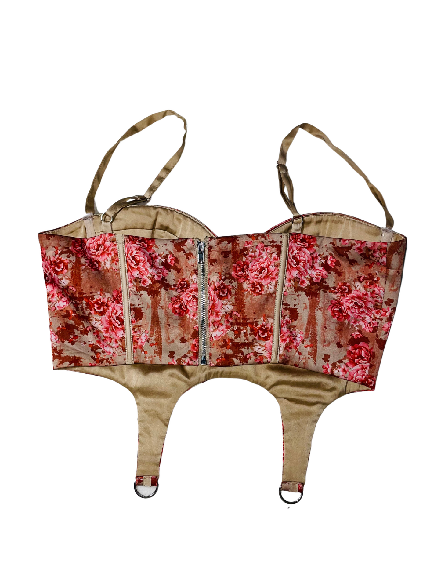 FLOWER PATTERN OH POLLY TOP SIZE 10