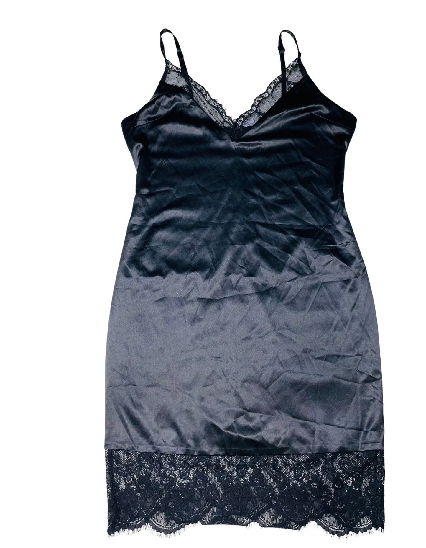 BLACK LACE OH POLLY DRESS SIZE 12