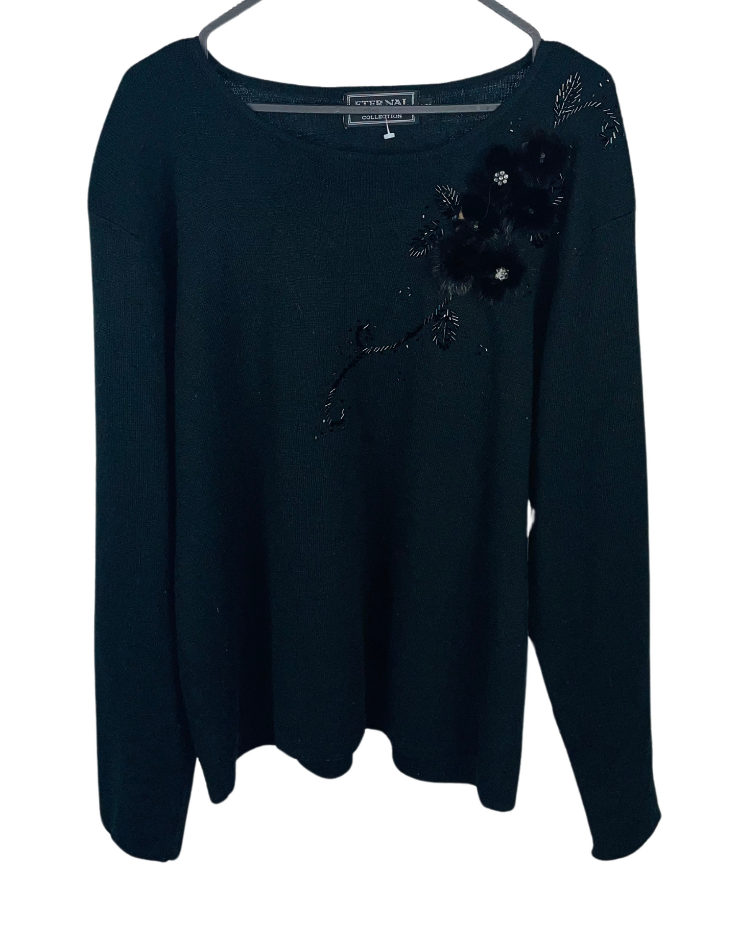 BLACK ETERNAL SWEATER L/XL