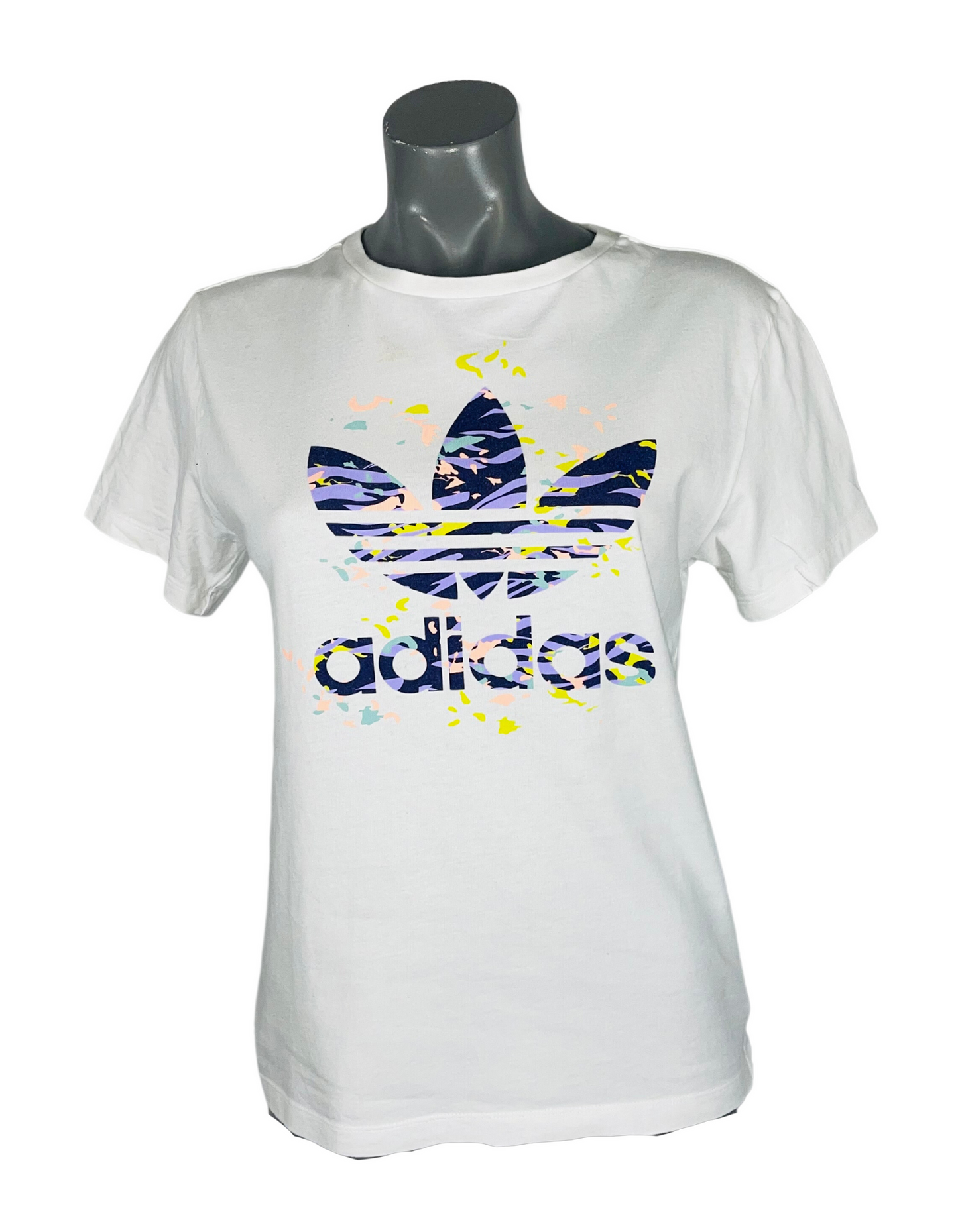 WHITE ADIDAS T-SHIRT 13-14 YEARS