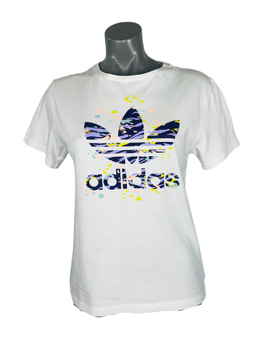 WHITE ADIDAS T-SHIRT 13-14 YEARS