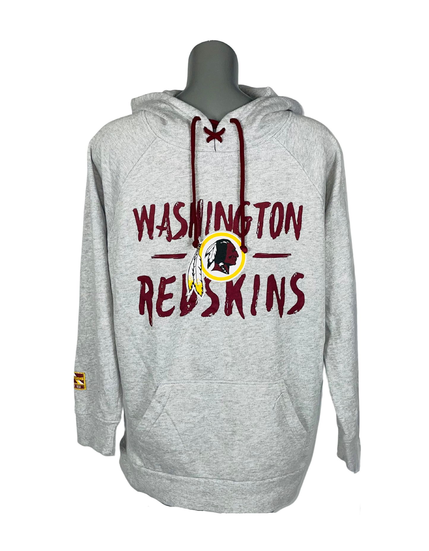 GREY WASHINGTON NFL HOODIE LARGE
