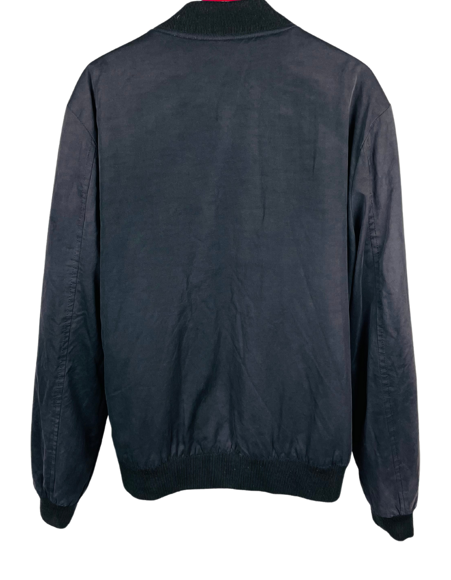 BLACK ASOS BOMBER JACKET SMALL