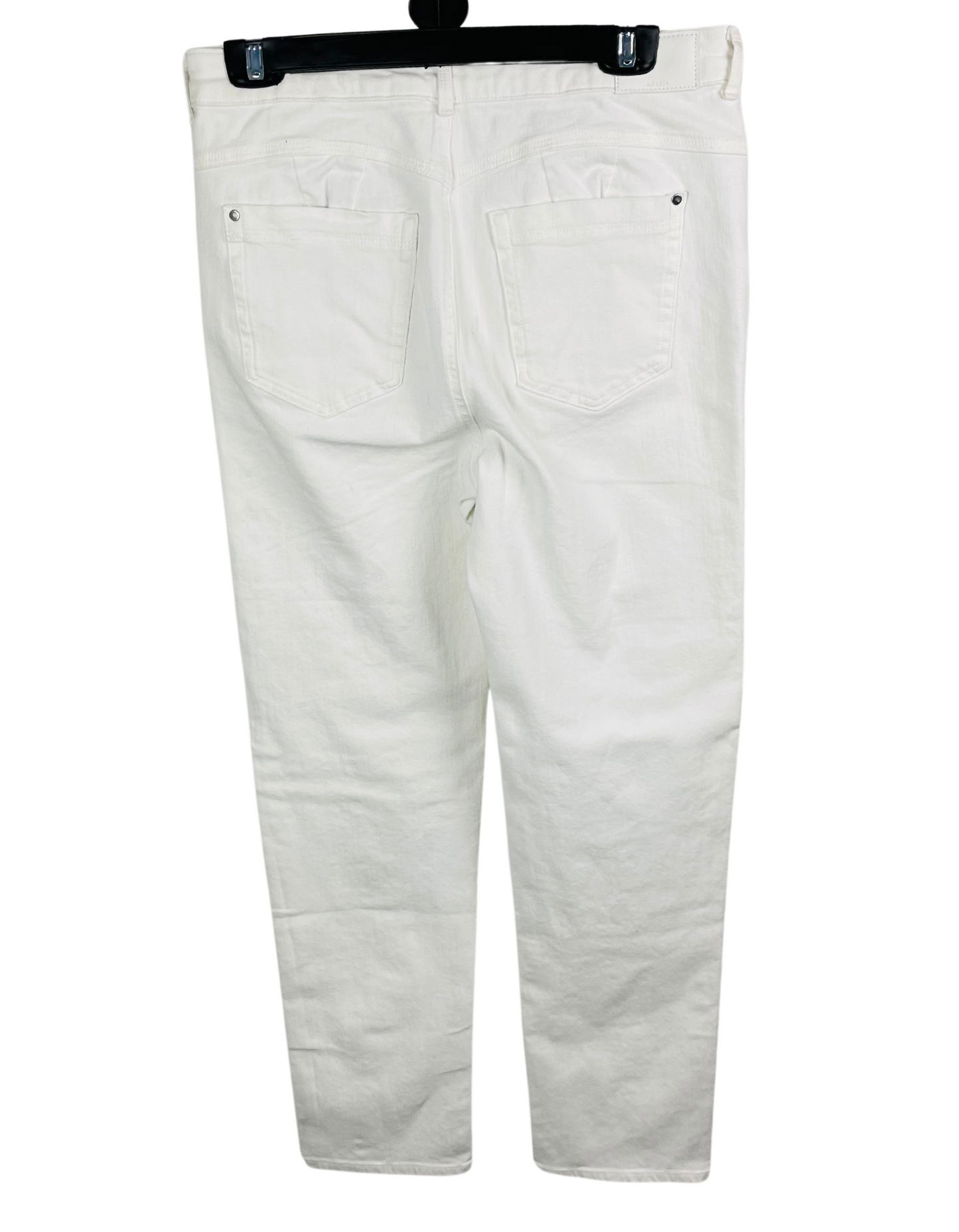 WHITE DENIM JEANS (W34” L32”)