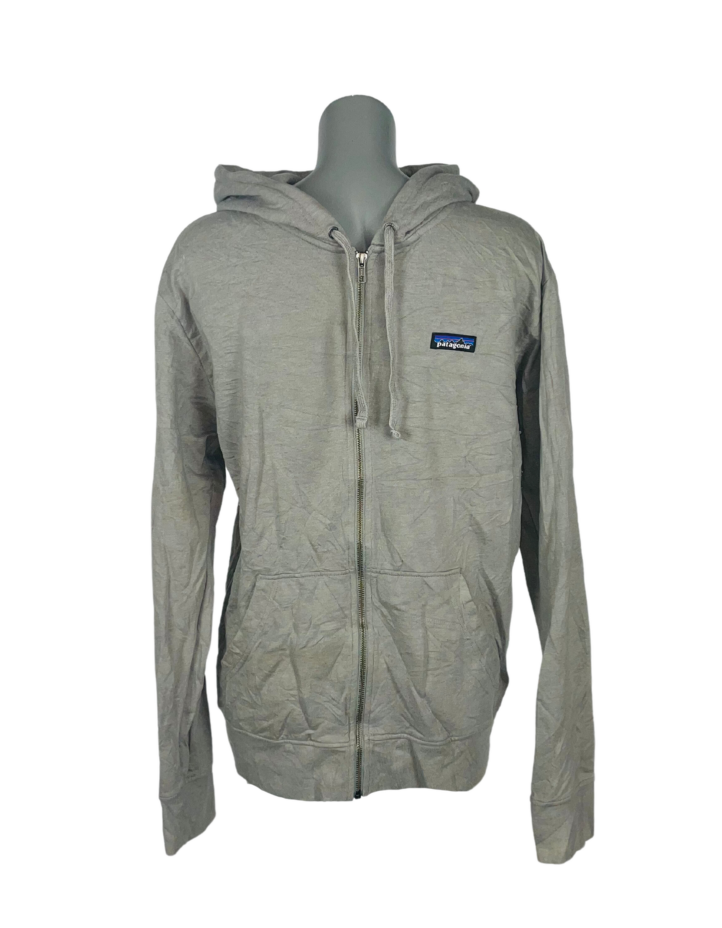 PATAGONIA GREY HOODED JACKET MEDIUM