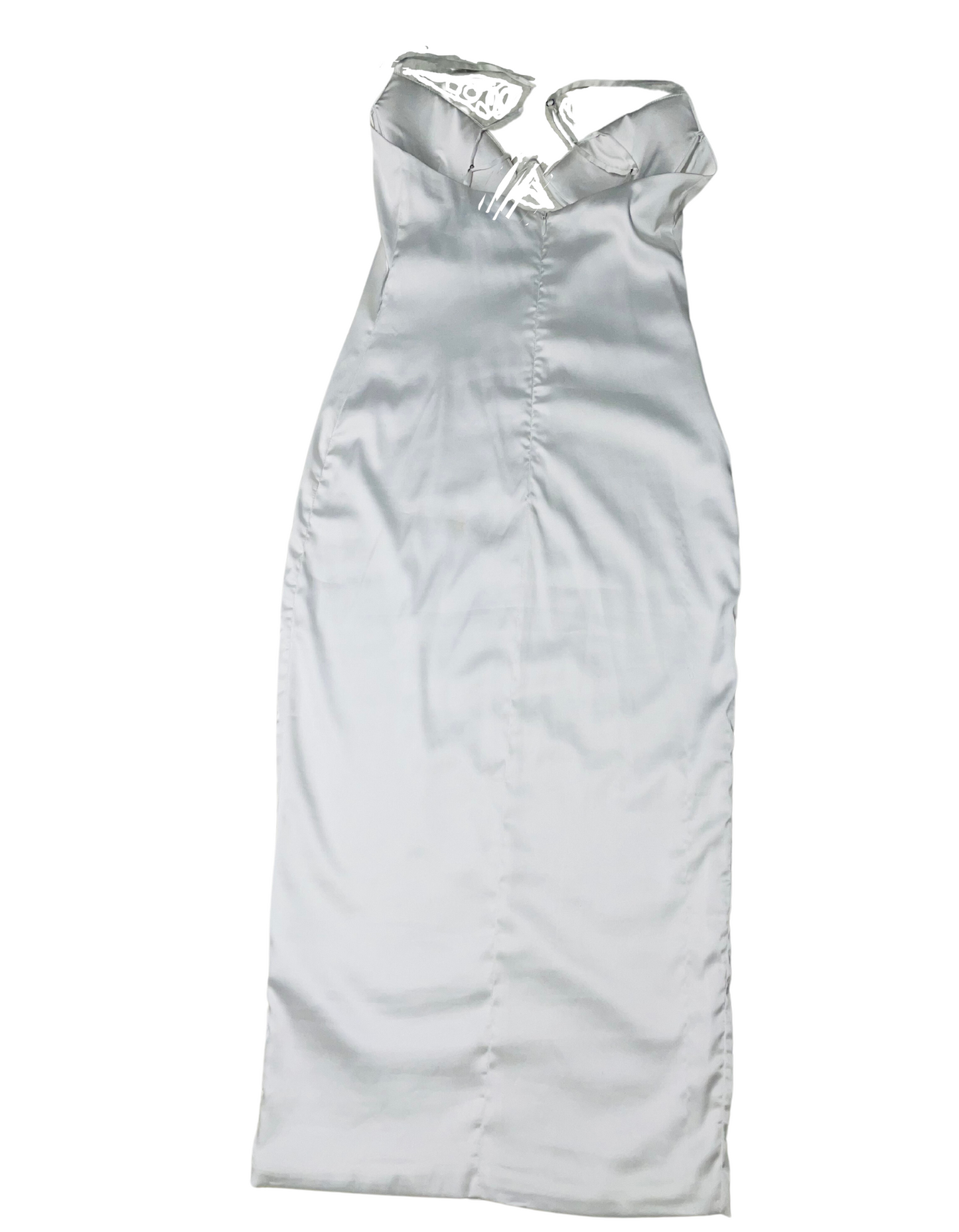 LONG WHITE OH POLLY DRESS SIZE 10