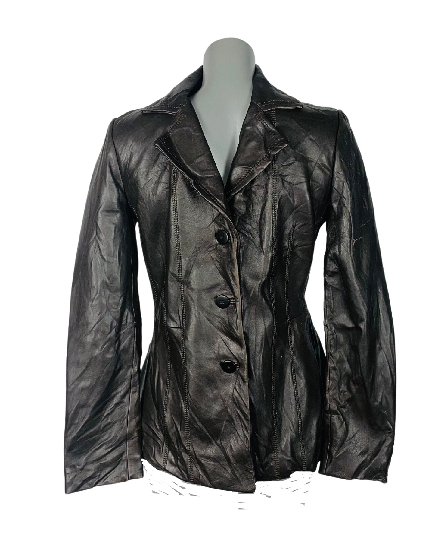 GENUINE LEATHER JACKET AVANTI PETITE MEDIUM