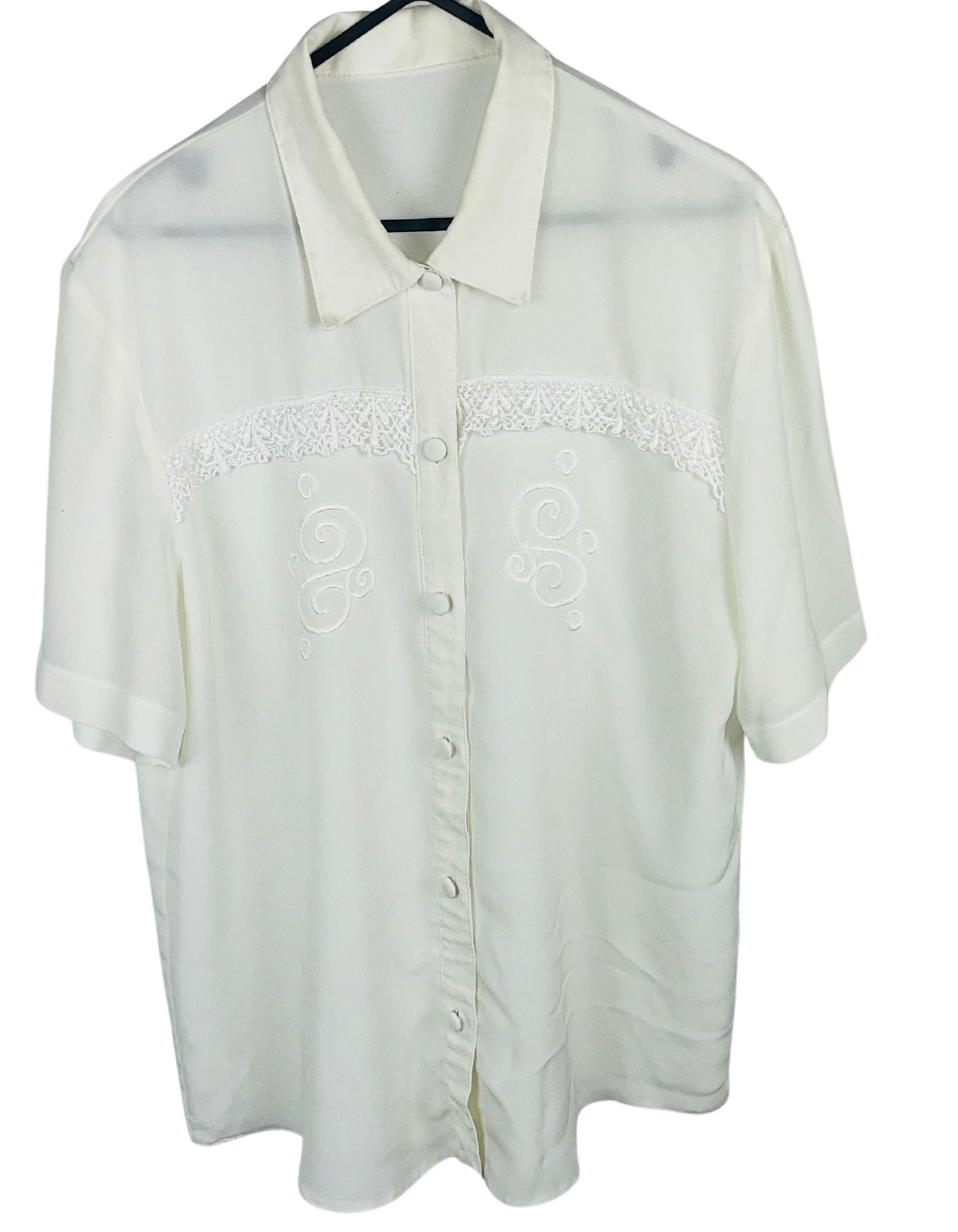 WHITE BLOUSE SIZE 12