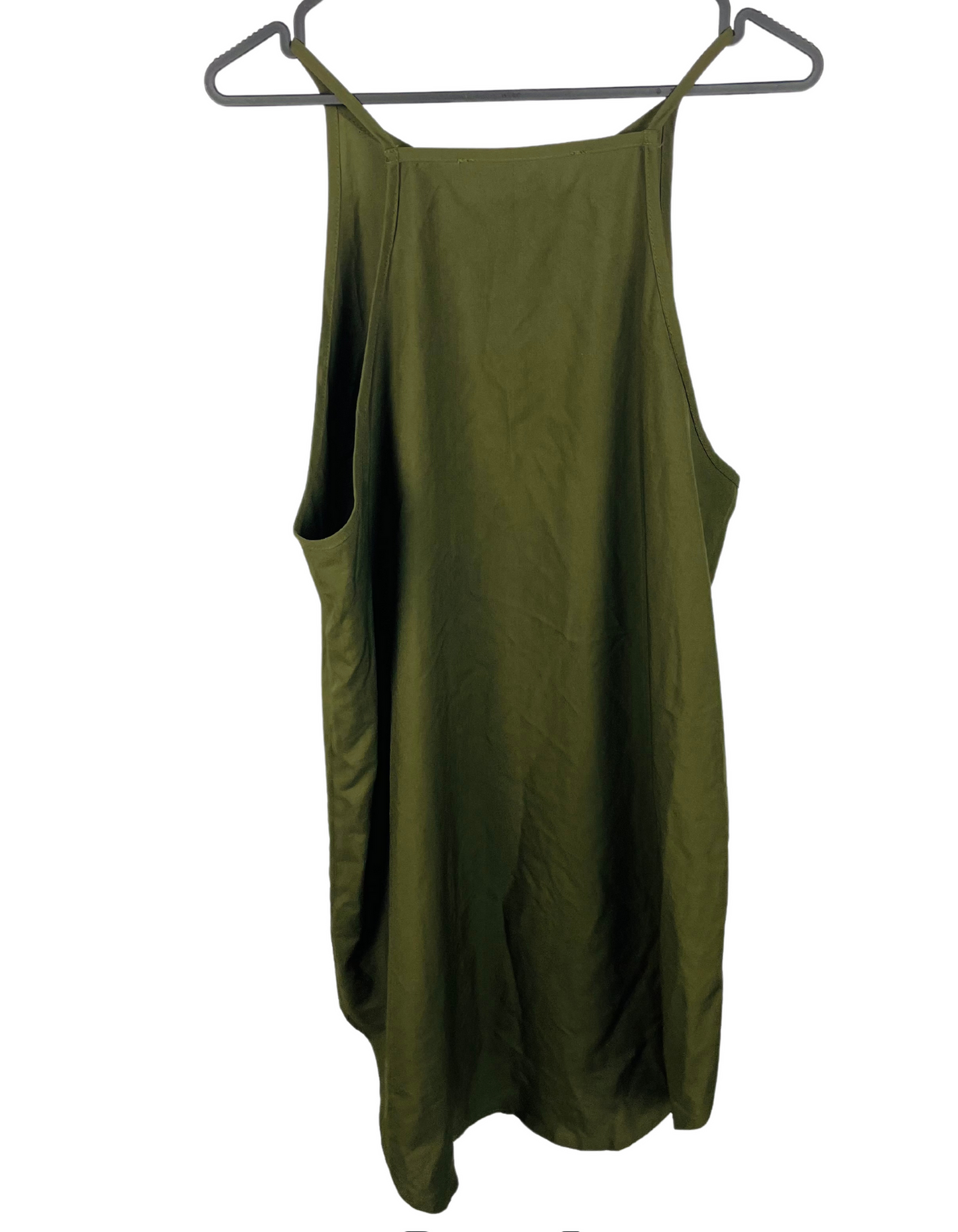 GREEN VEST TOP LARGE