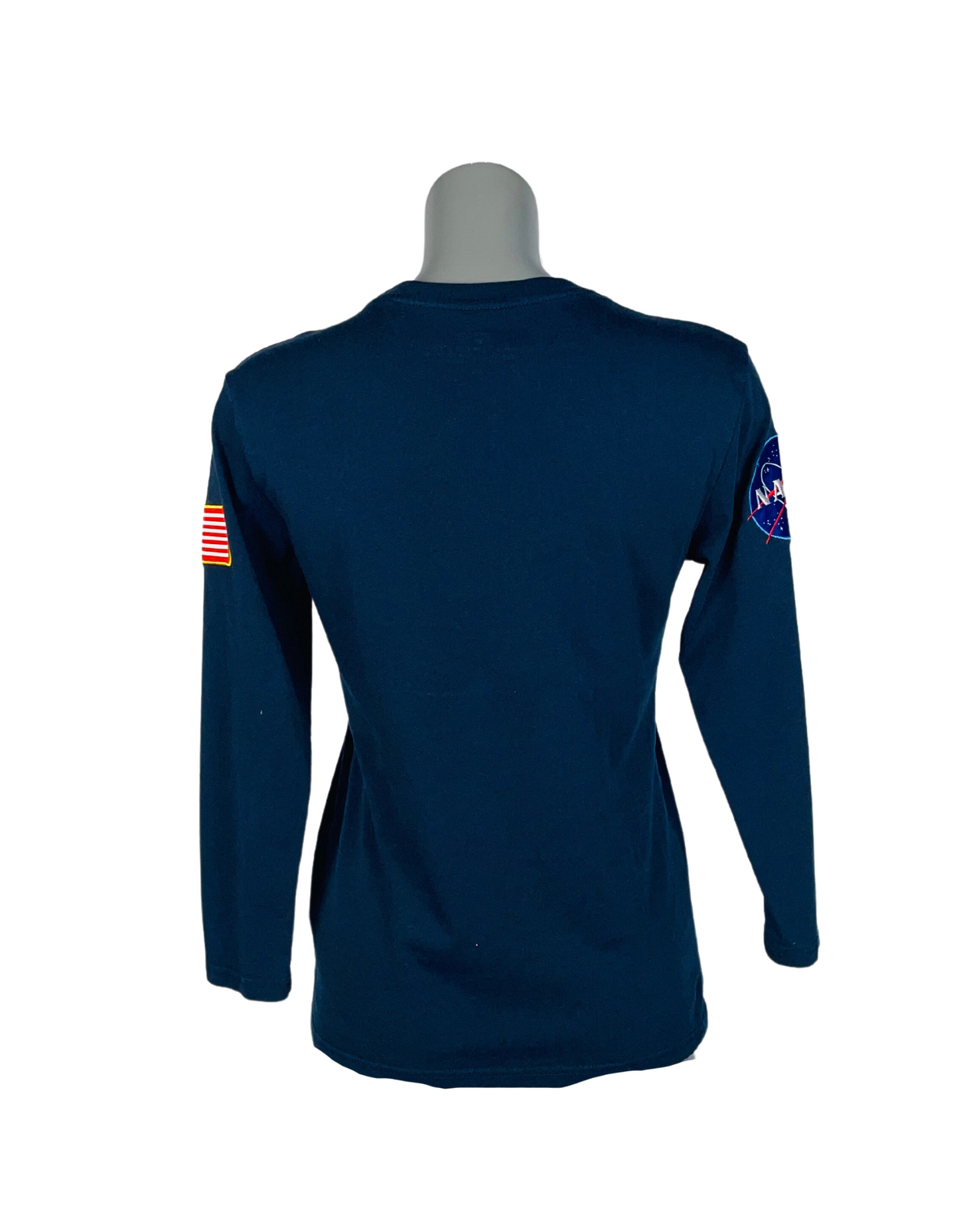 BLUE NASA LONG SLEEVE T-SHIRT XS