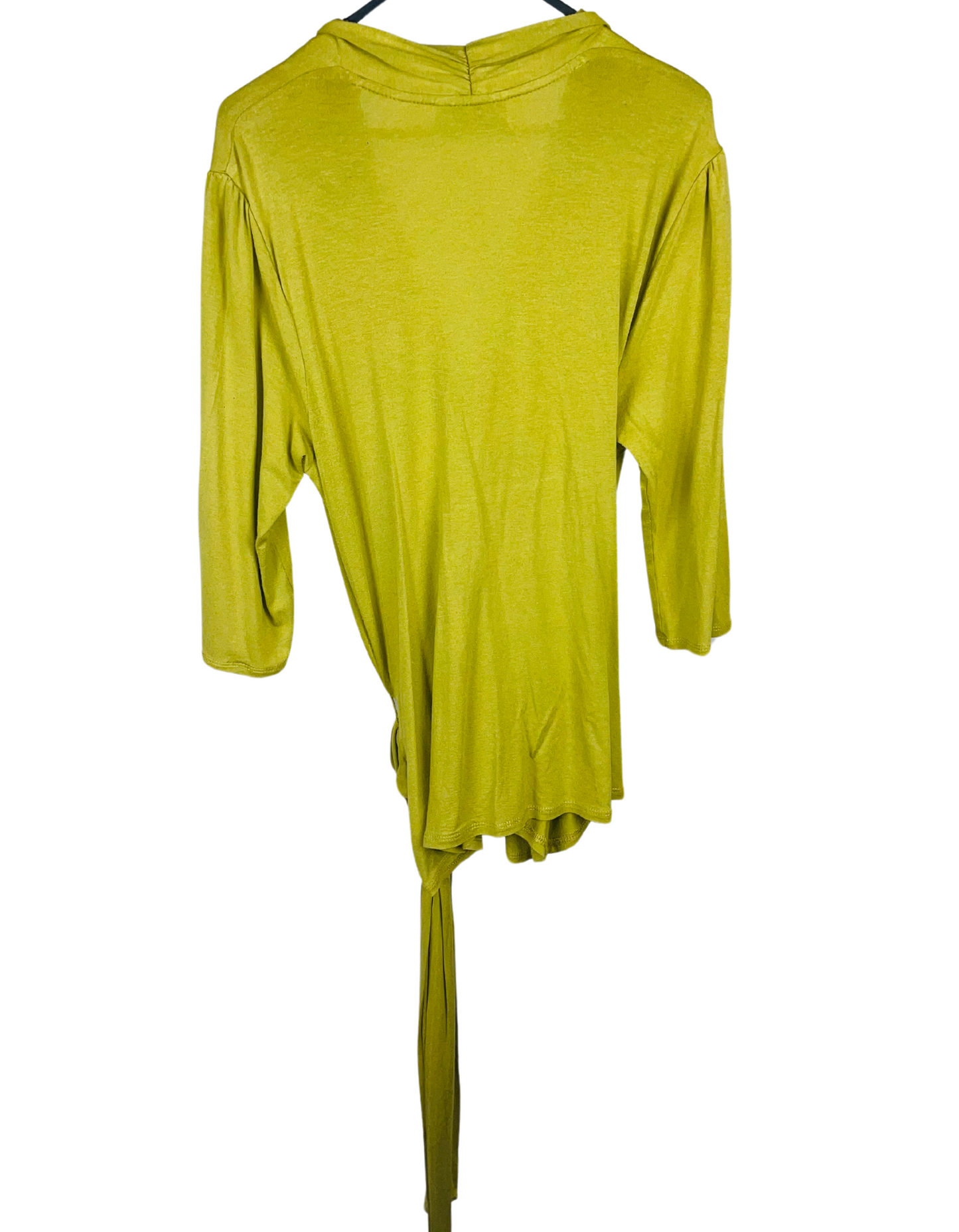 GREEN 3/4 SLEEVE TOP SIZE 16