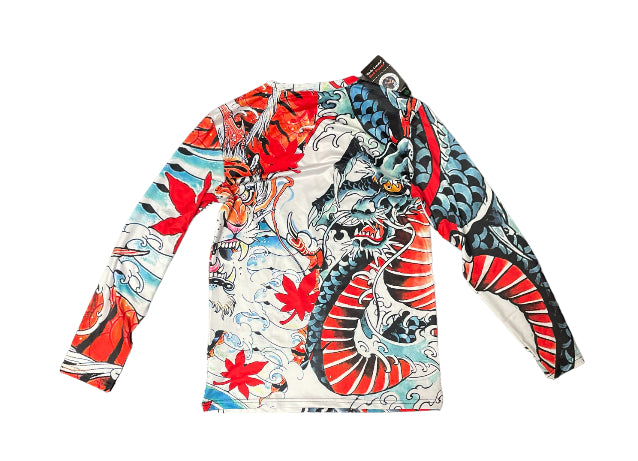 PRINT LONG SLEEVE TOP - XXL