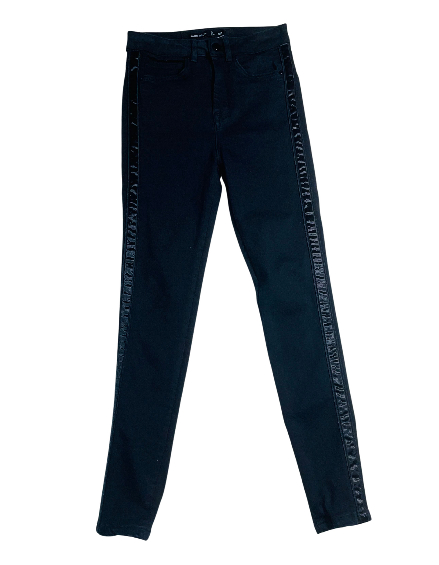 KAREN MILLEN DENIM JEANS BLACK SIZE 6