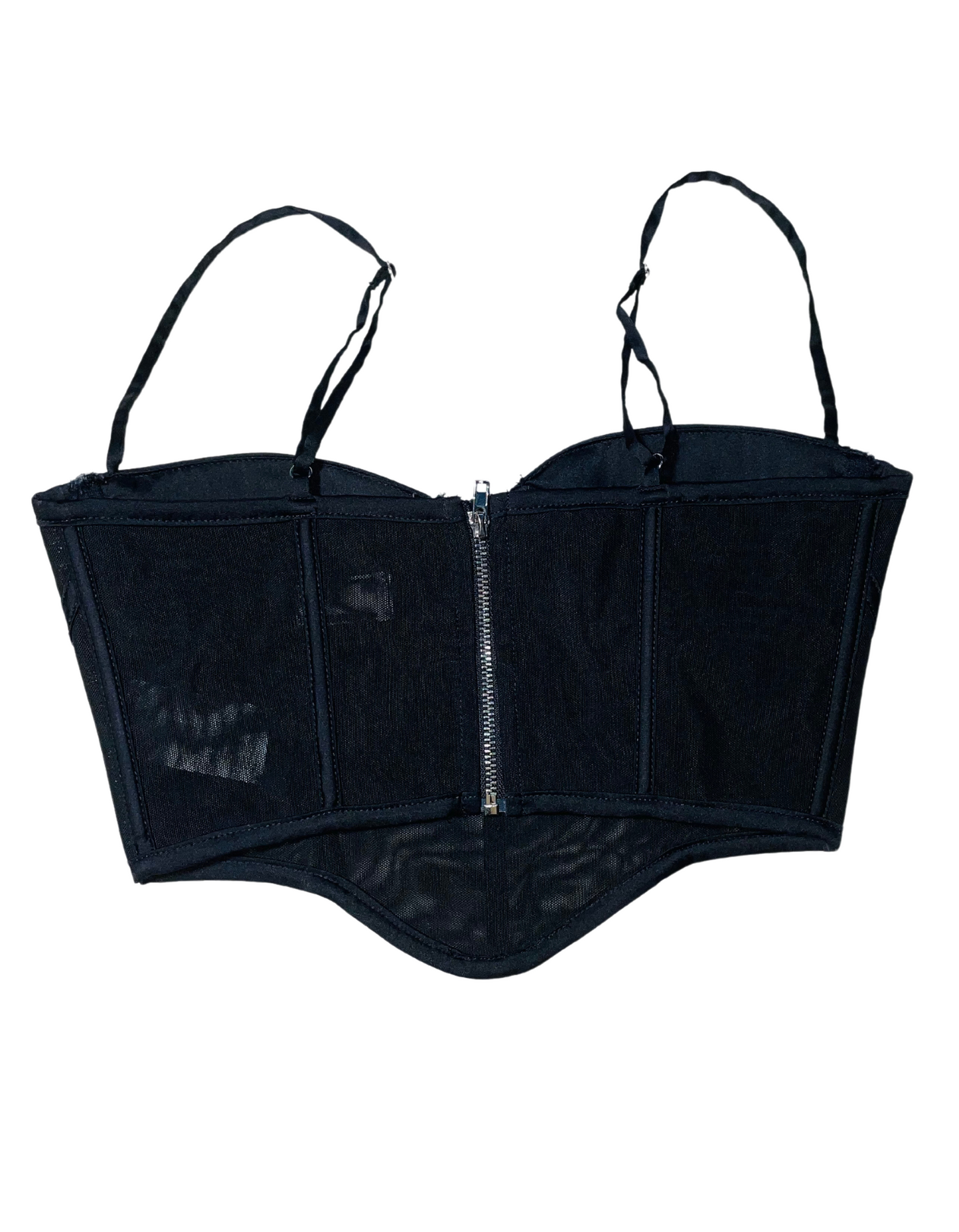BLACK OH POLLY TOP SIZE 8