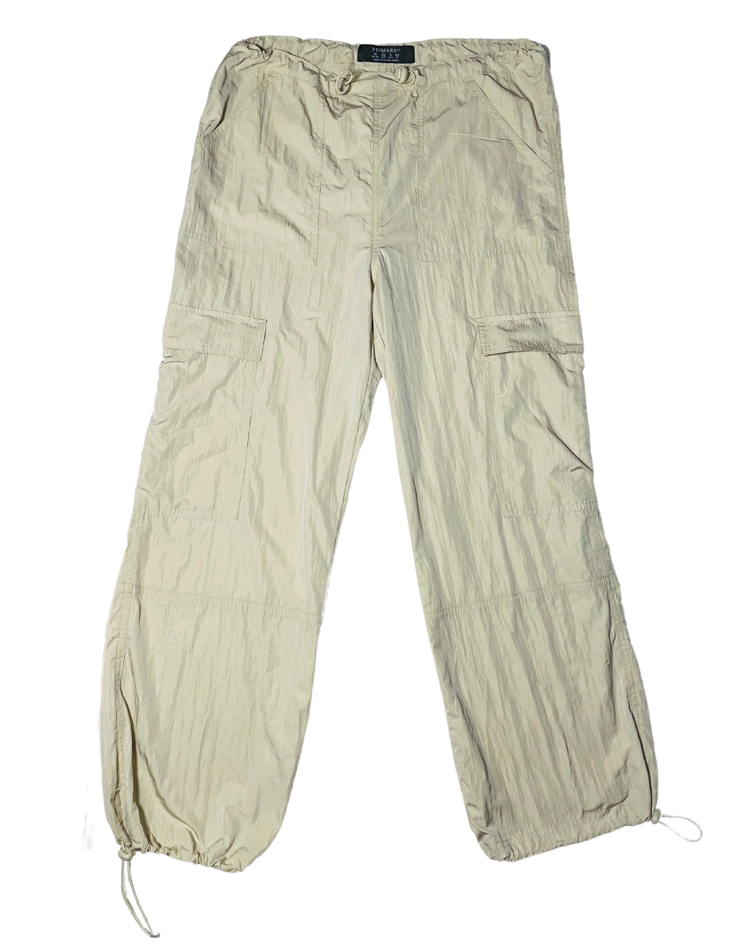 CREAM PRIMARK CARGOS SIZE 10