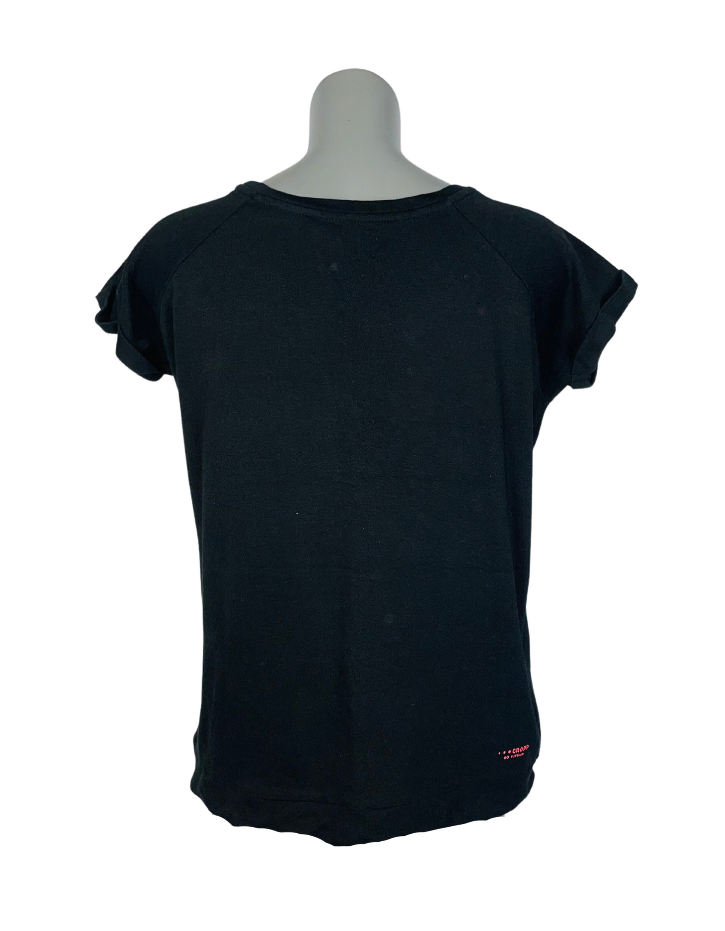 BLACK AND PINK QUOTE T-SHIRT LARGE