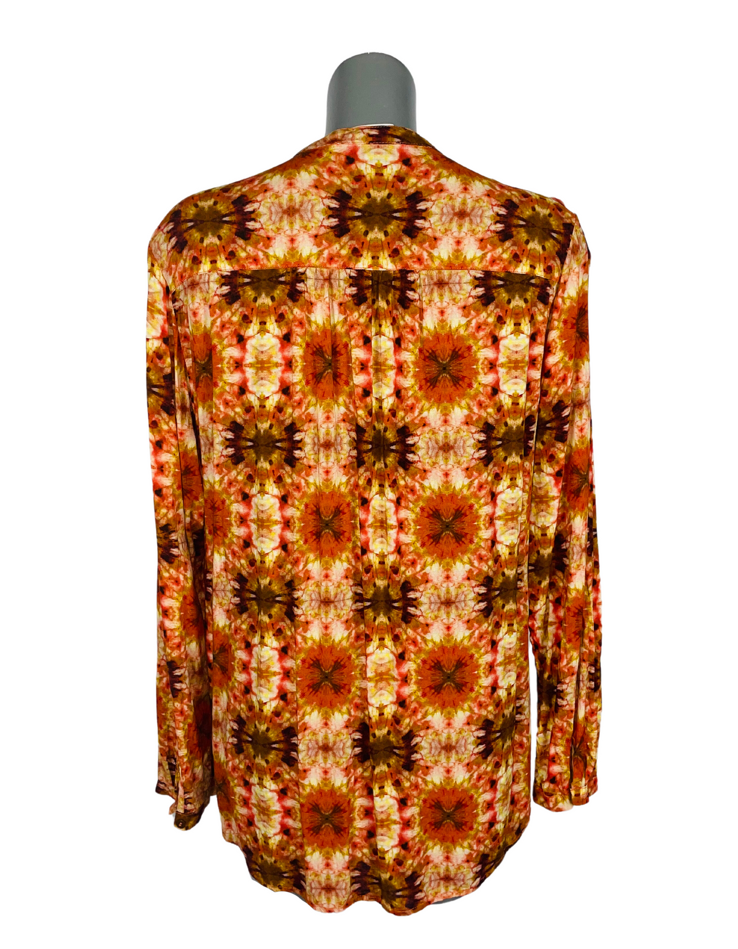 ORANGE CARTOON BLOUSE SIZE 12