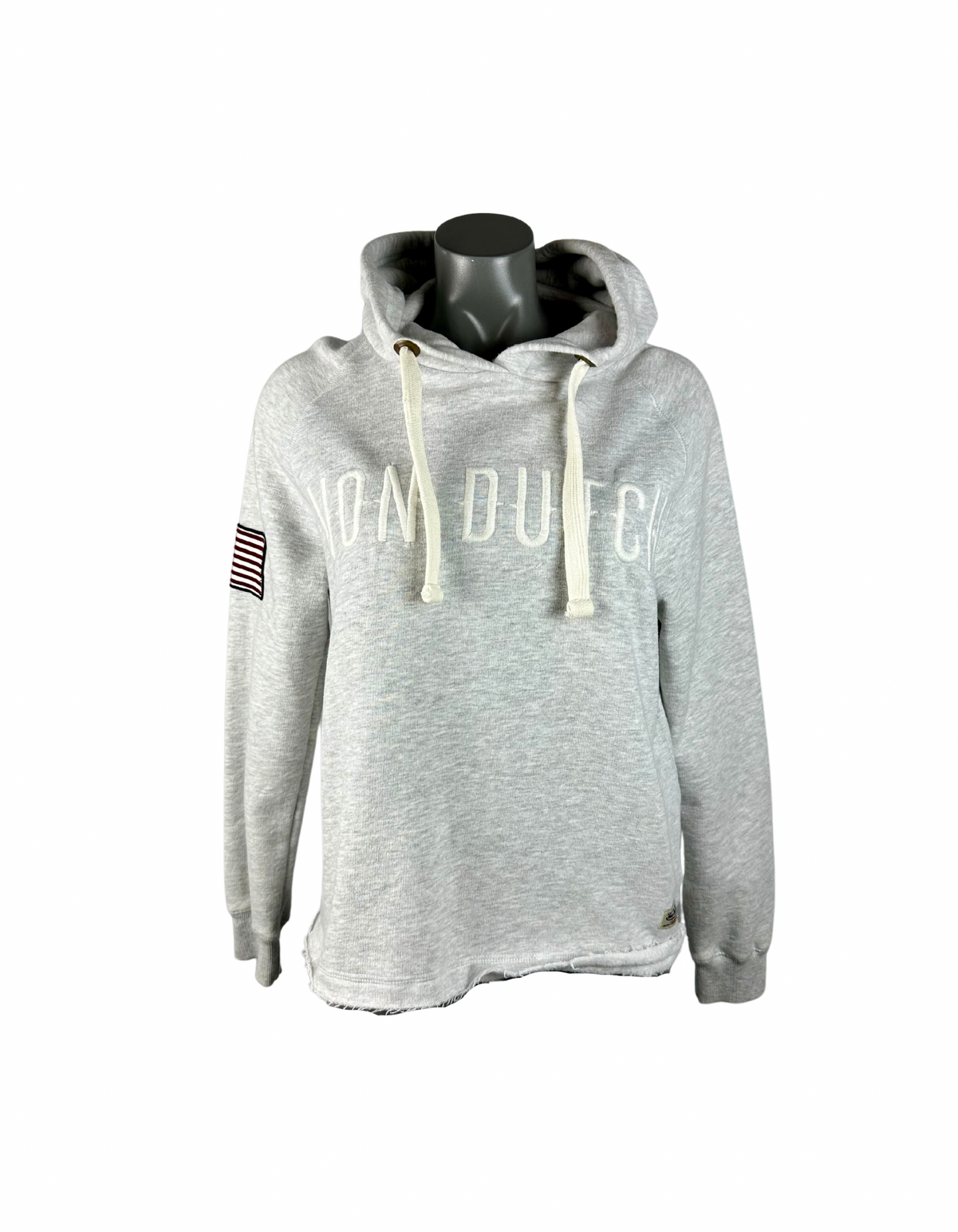 VON DUTCH PULLOVER HOODIE LIGHT GREY SMALL
