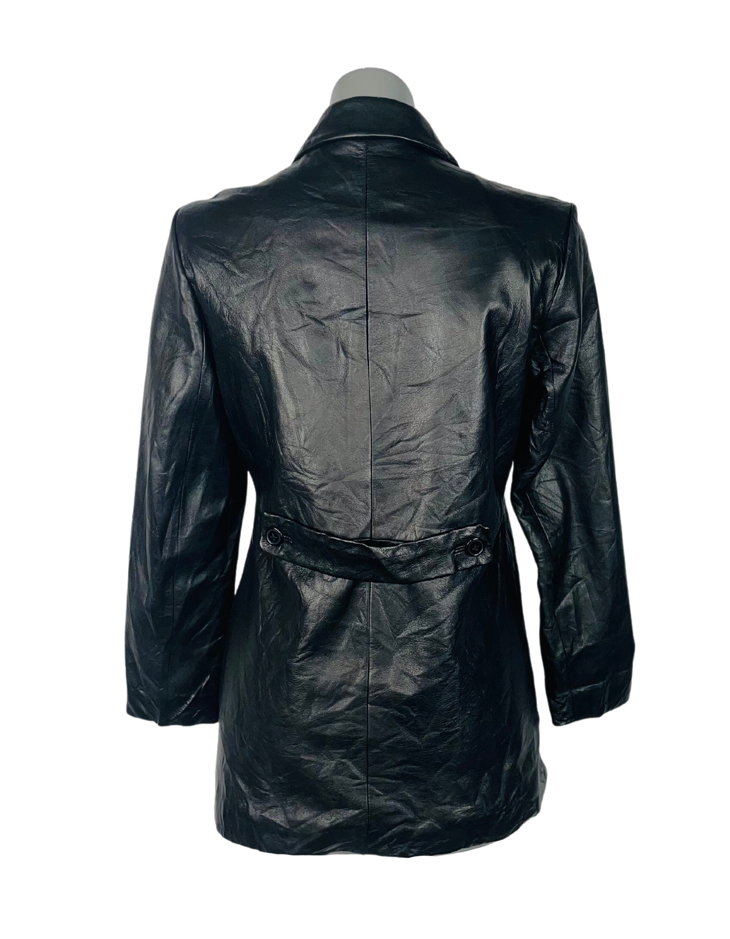 GENUINE LEATHER JACKET GAP XS