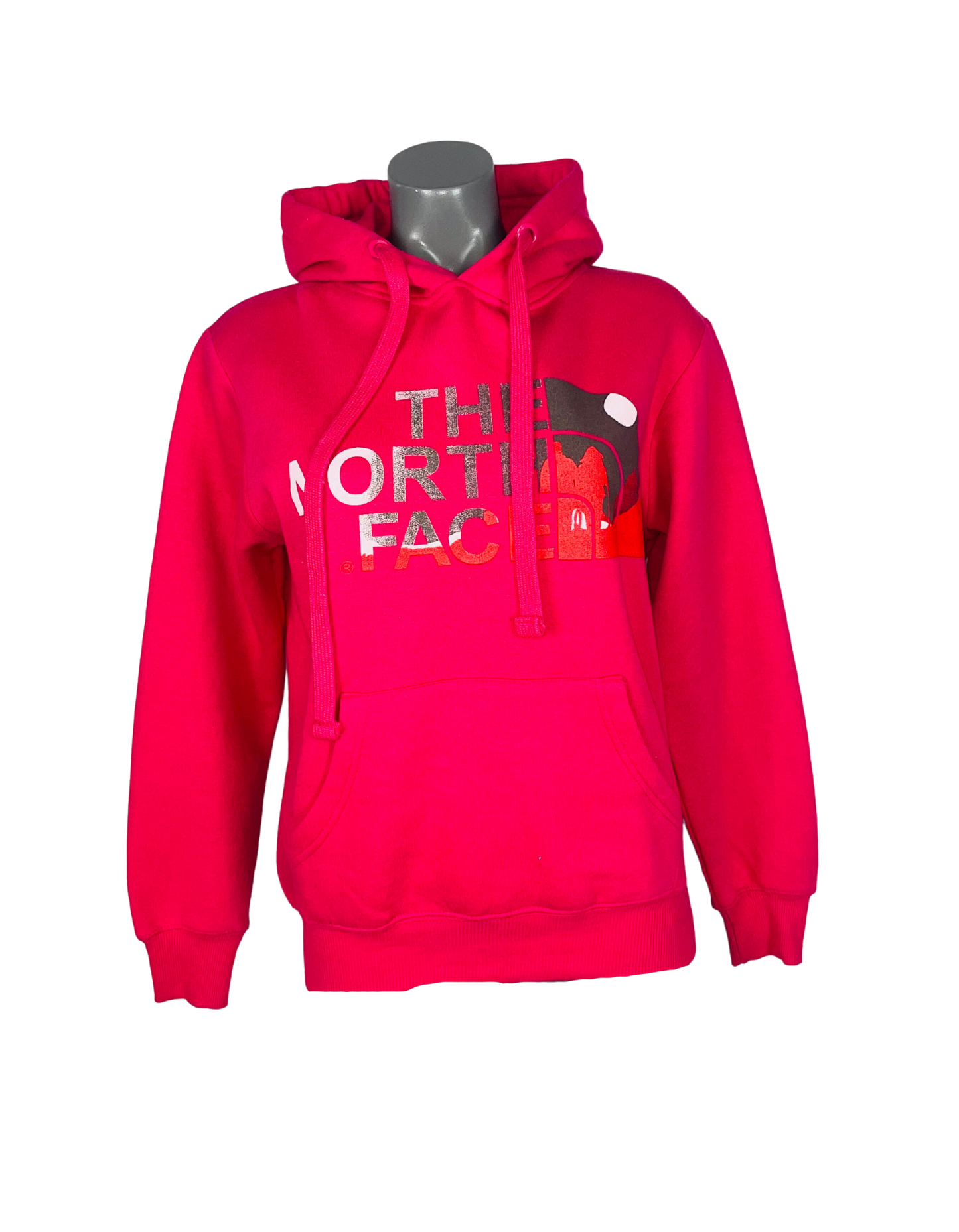 THE NORTH FACE HOODIE PINK SMALL