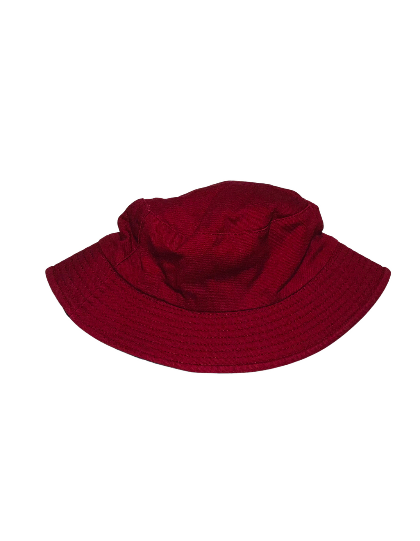 RED REVERSIBLE BUCKET HAT