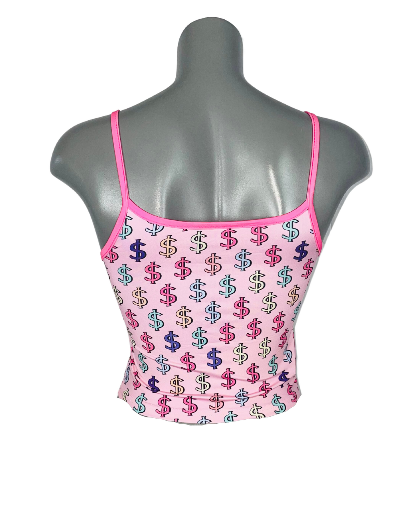 DOLLAR SIGN CROP VEST TOP SMALL